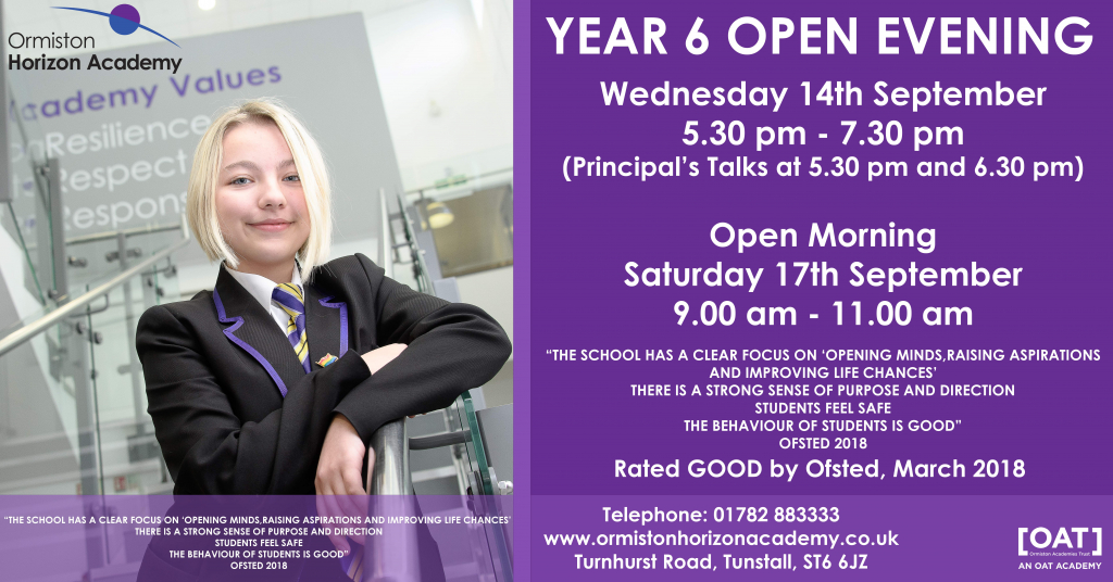 open evening poster