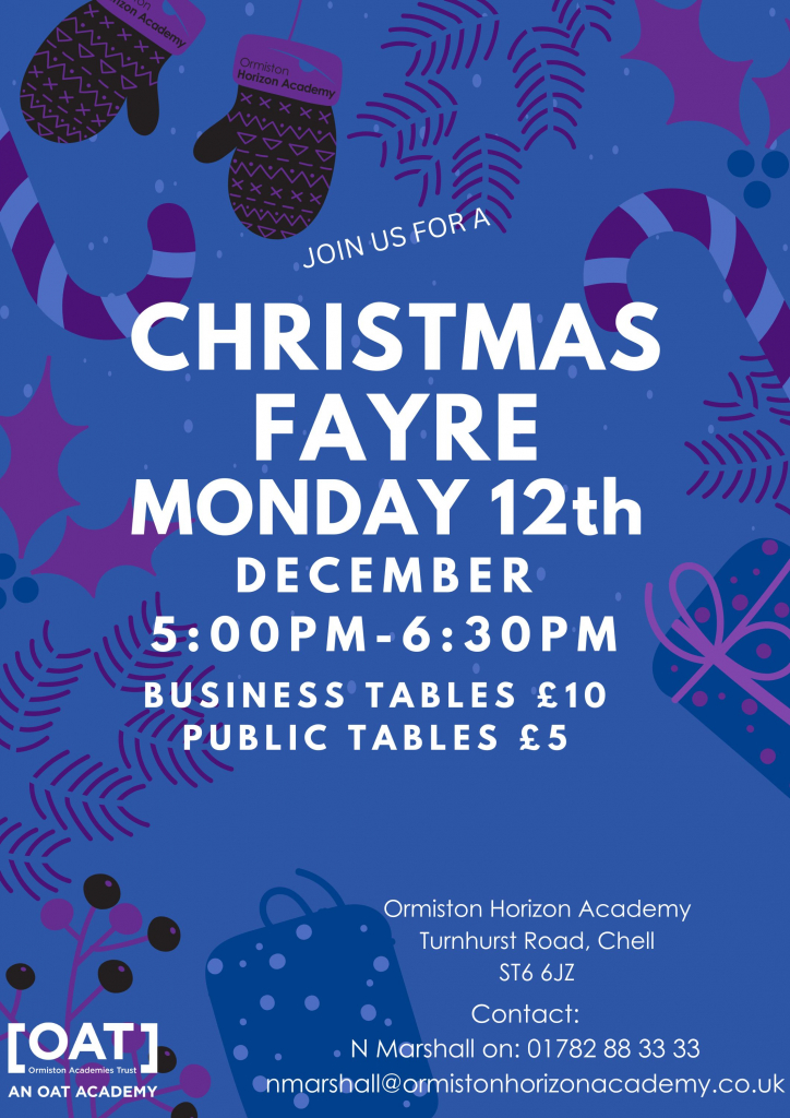 Christmas Fayre poster