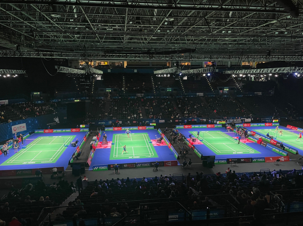 yonex badminton courts