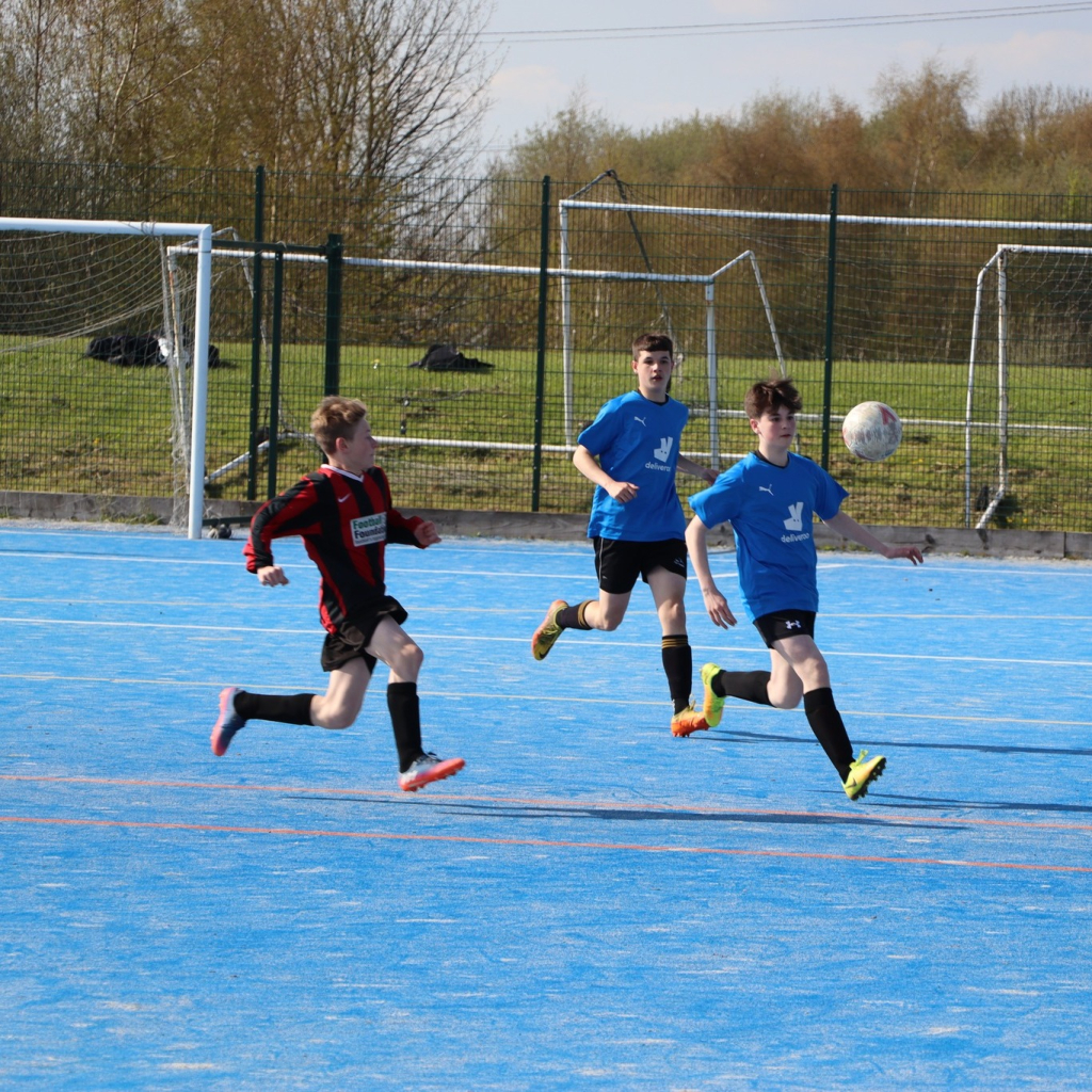 Y10 playing football