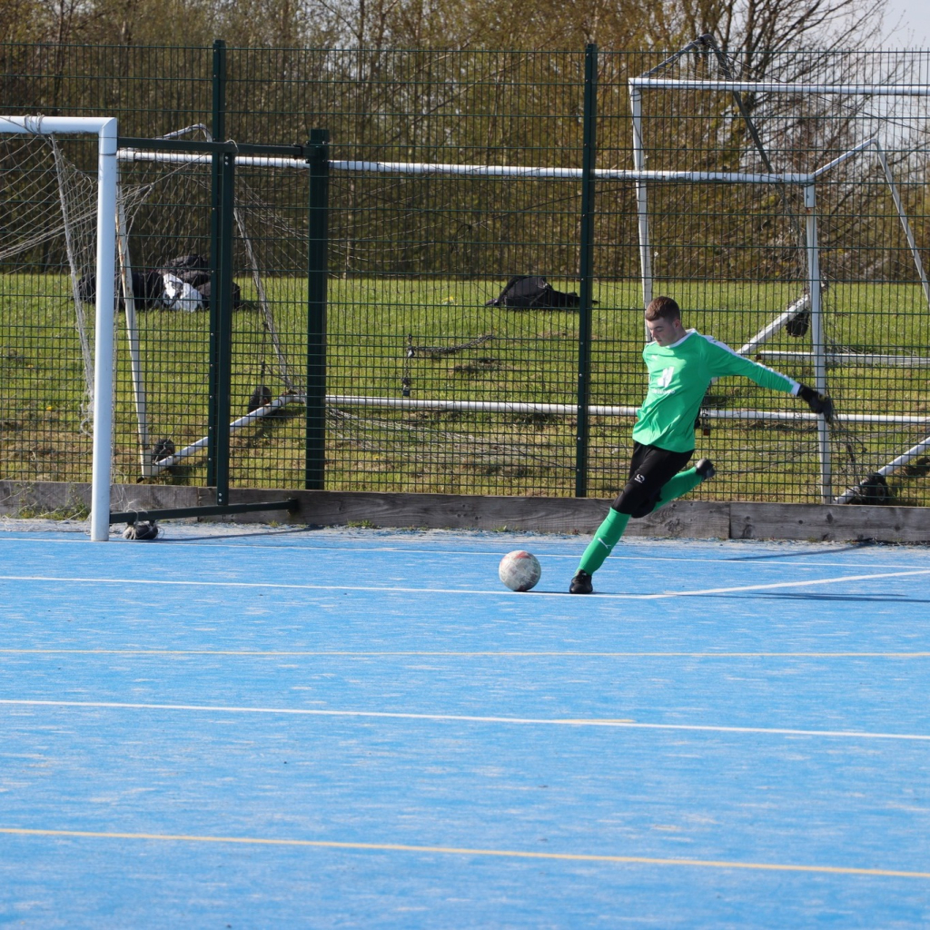 Y10 playing football