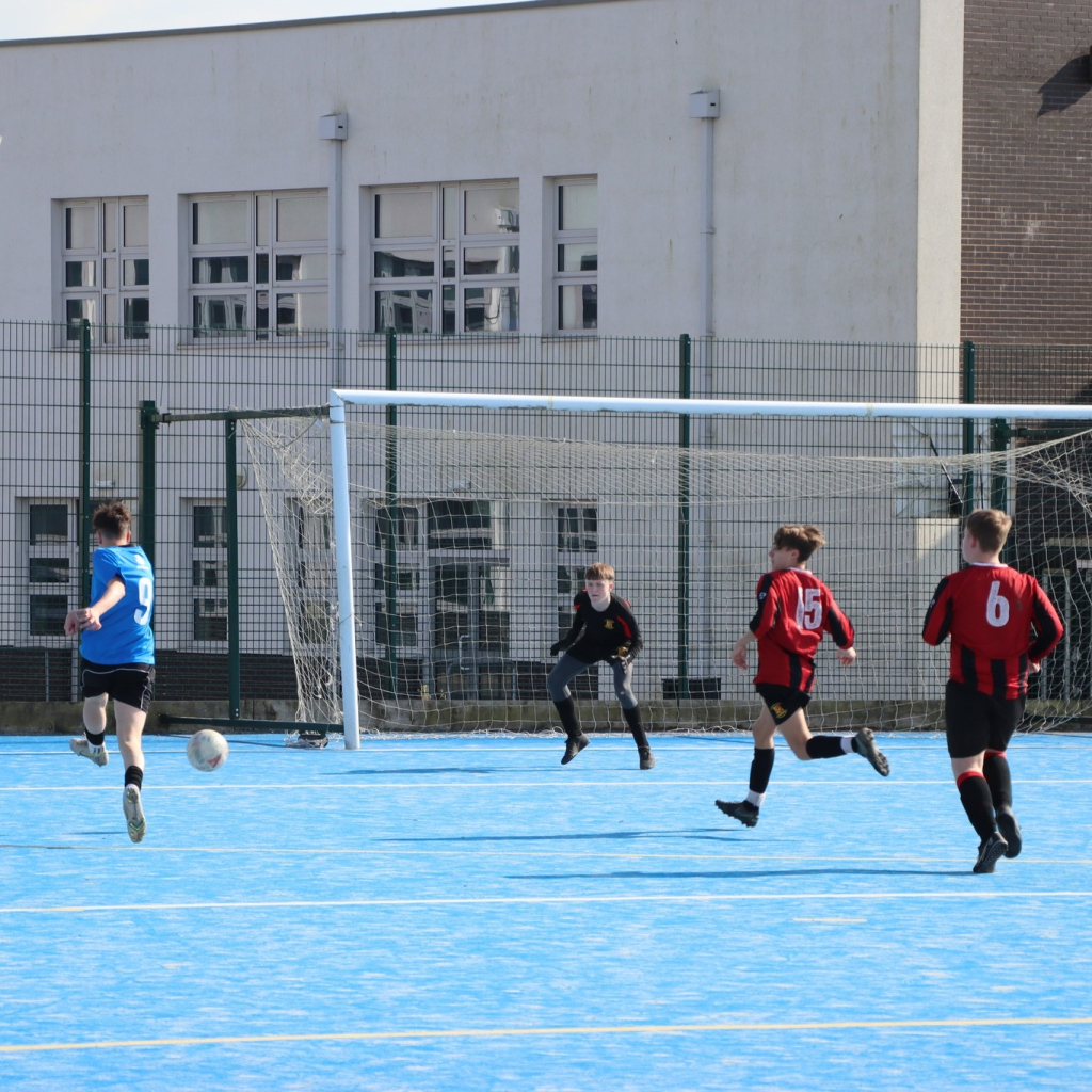 Y10 playing football