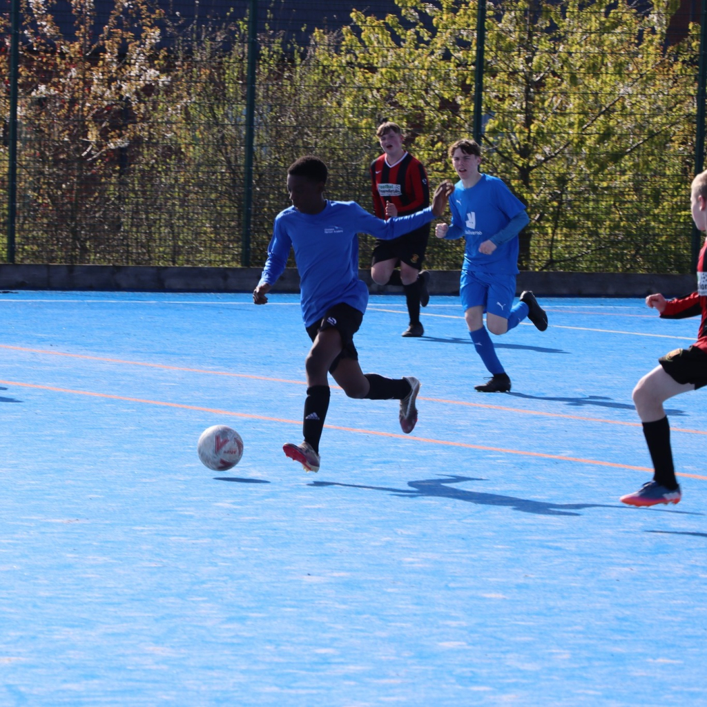 Y10 playing football