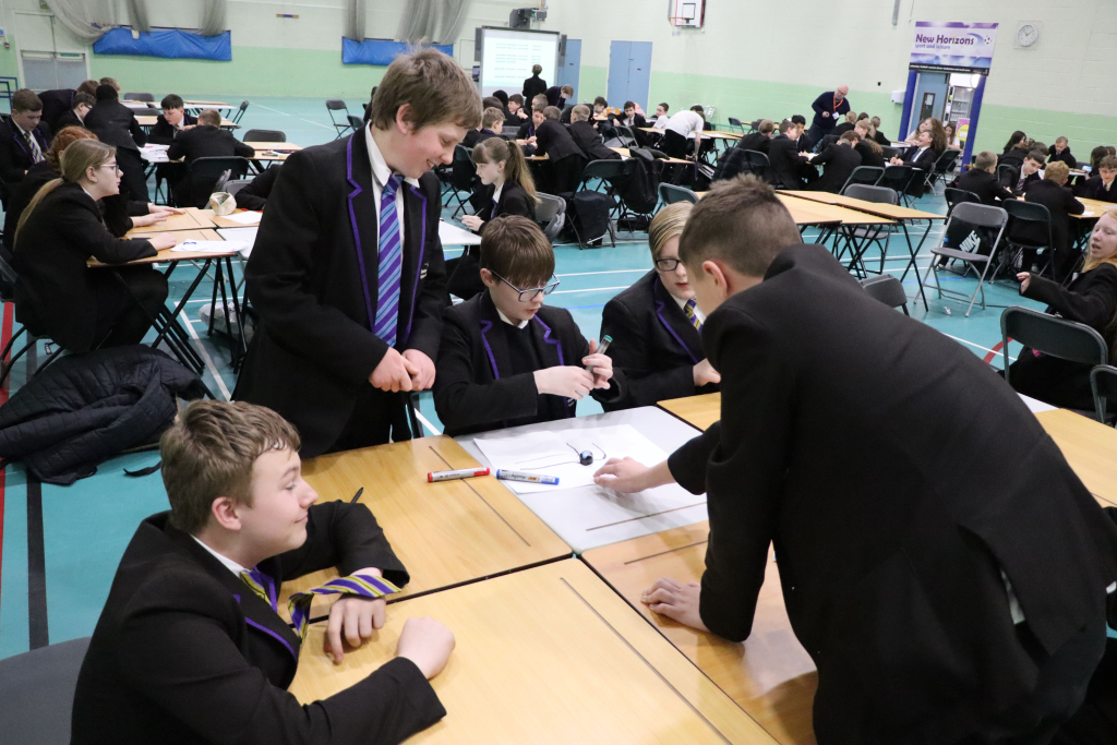 Students at ai workshop
