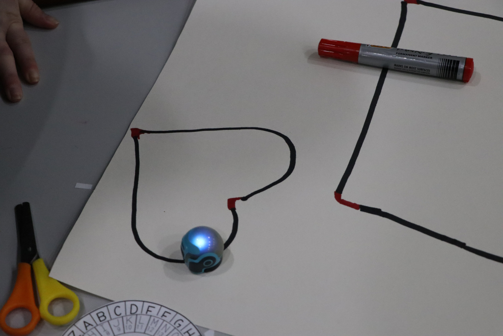 Students at ai workshop