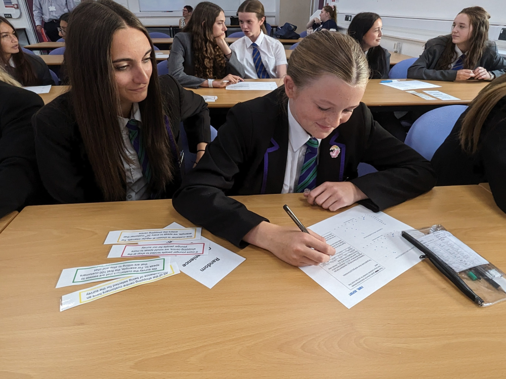 students at keele maths class