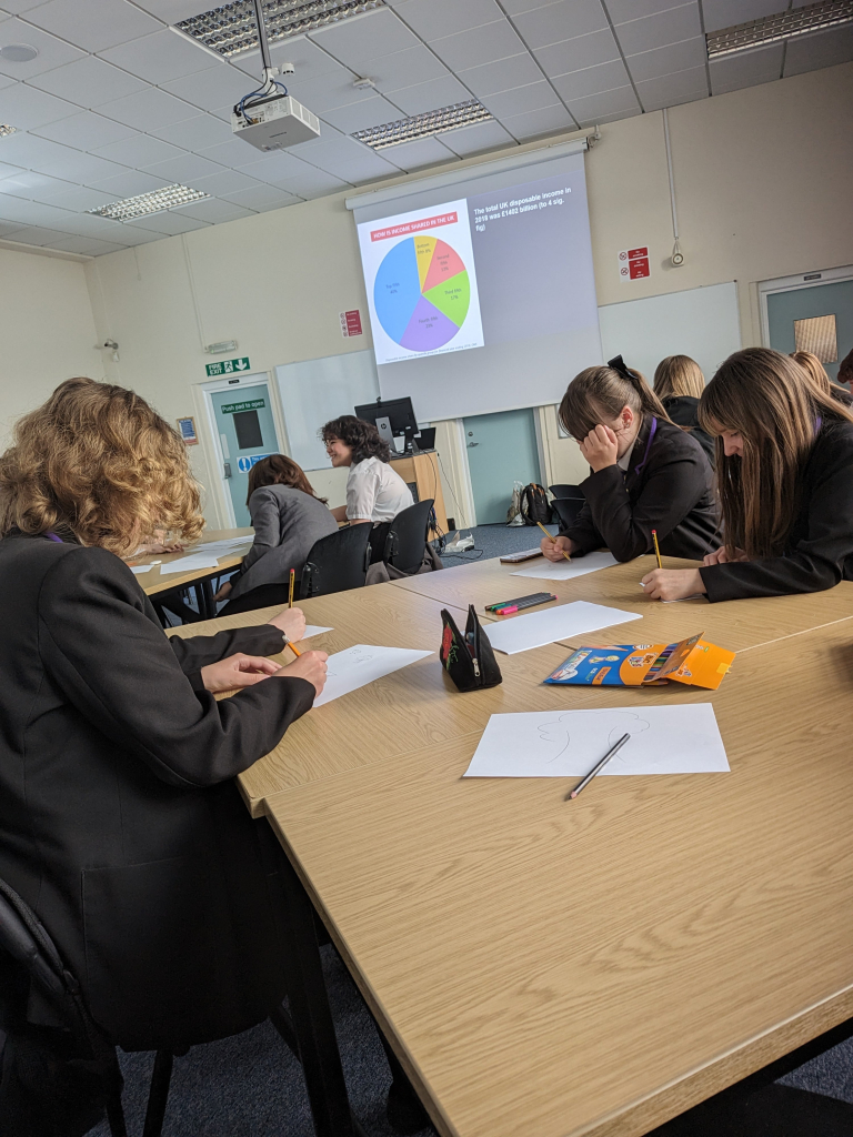 students at keele maths event