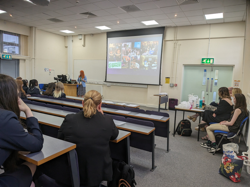 students at keele maths event