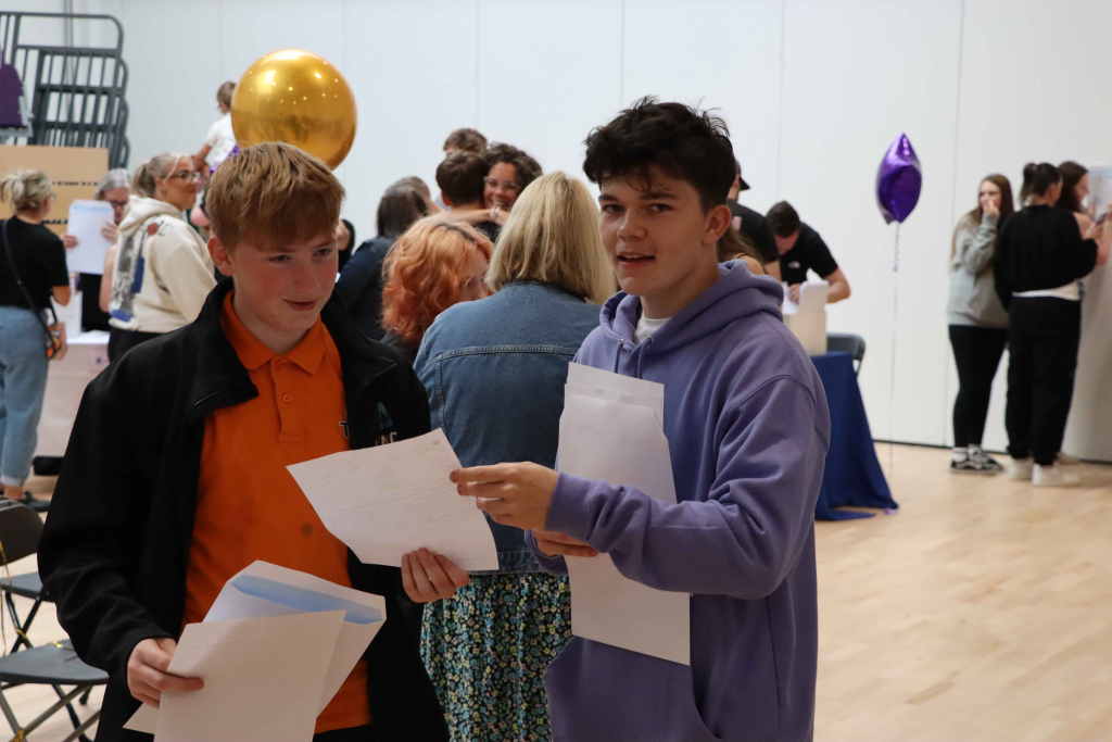 students celebrate gcses