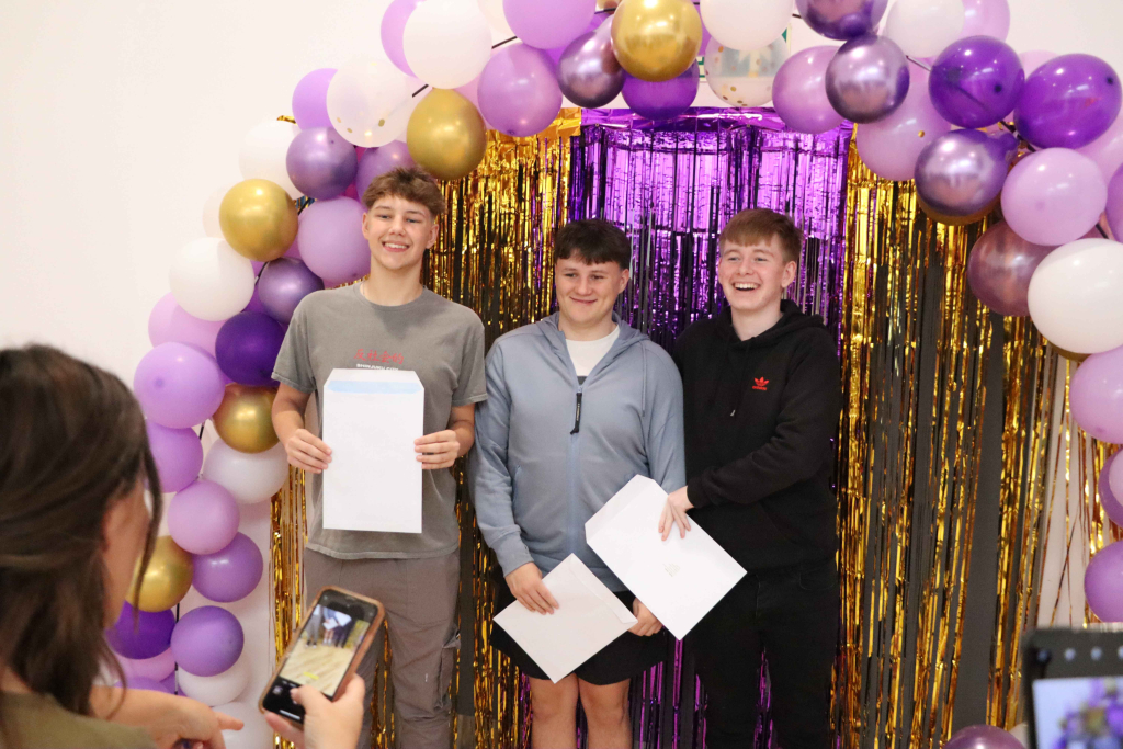 students celebrate gcses