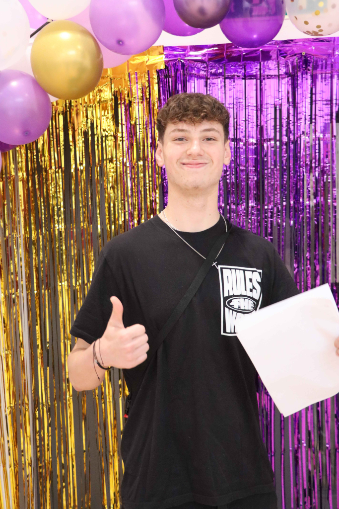 students celebrate gcses