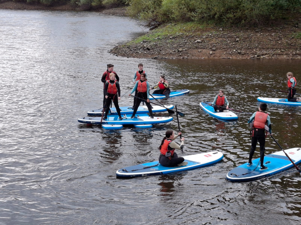 cadets paddleboarding