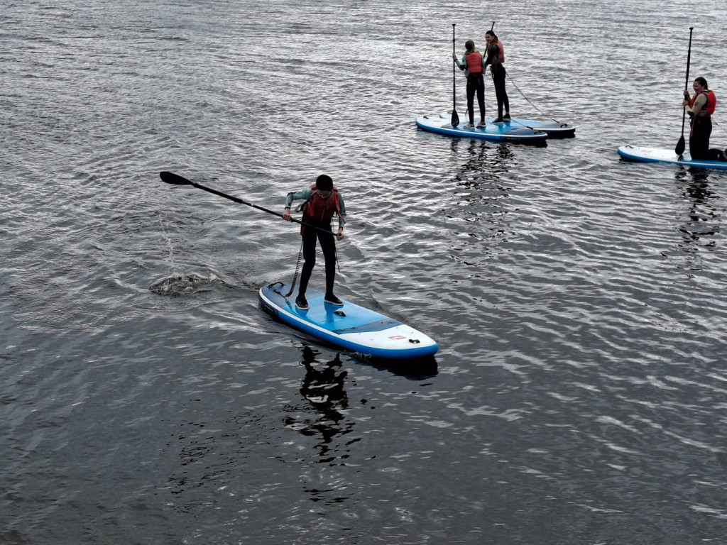 cadets paddleboarding