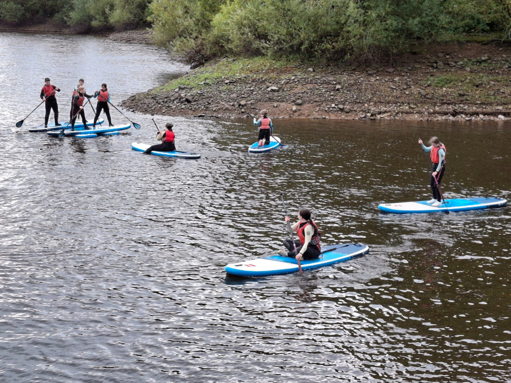 cadets paddleboarding