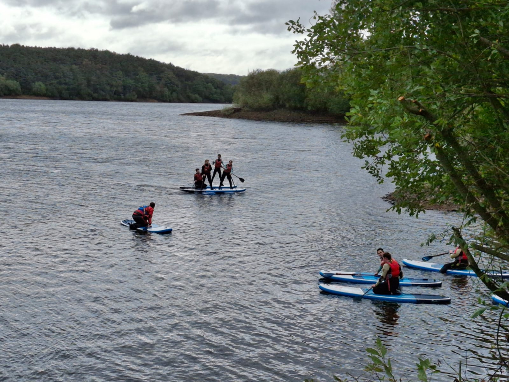 cadets paddleboarding