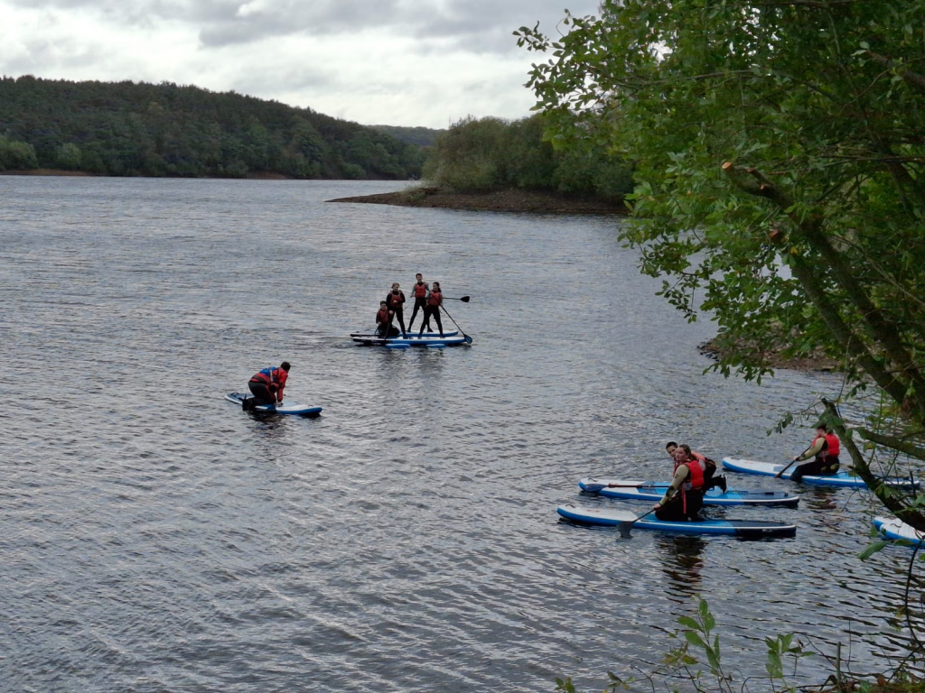 cadets paddleboarding