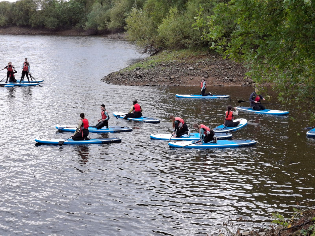 cadets paddleboarding