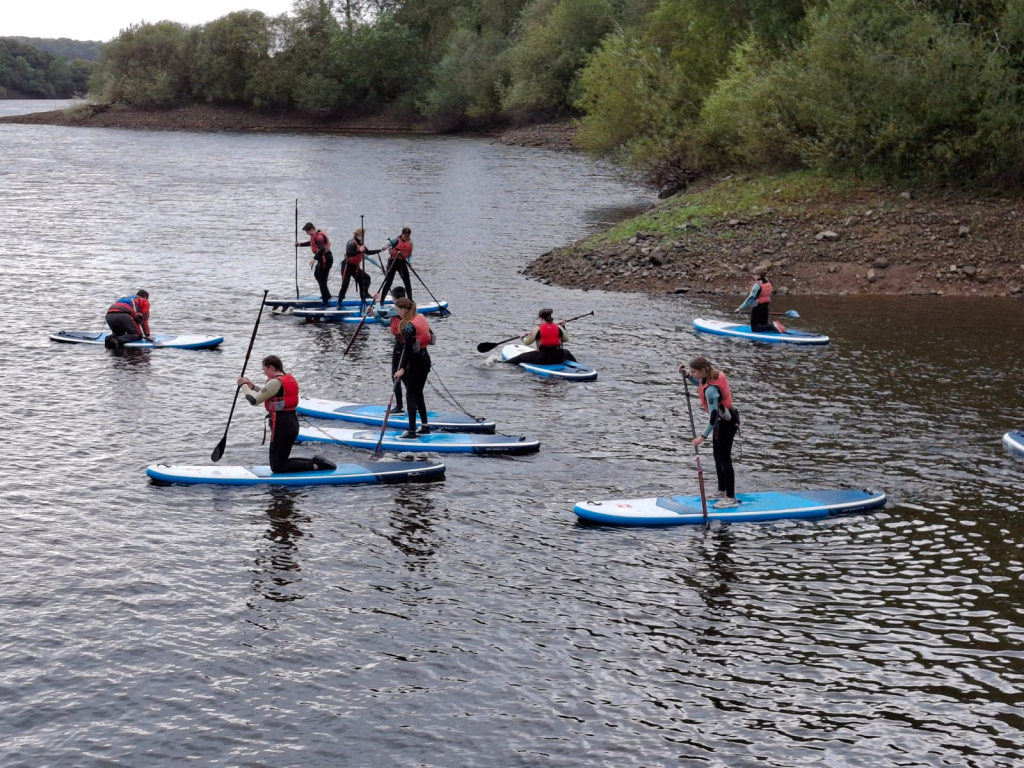 cadets paddleboarding