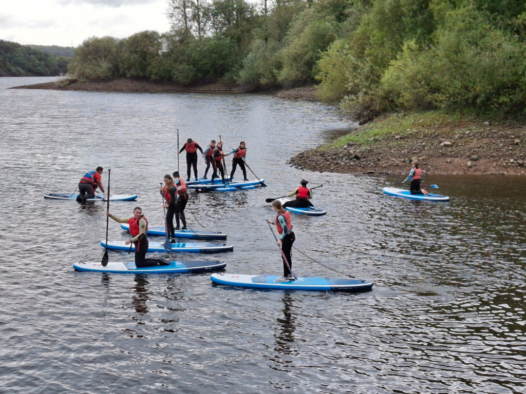 cadets paddleboarding