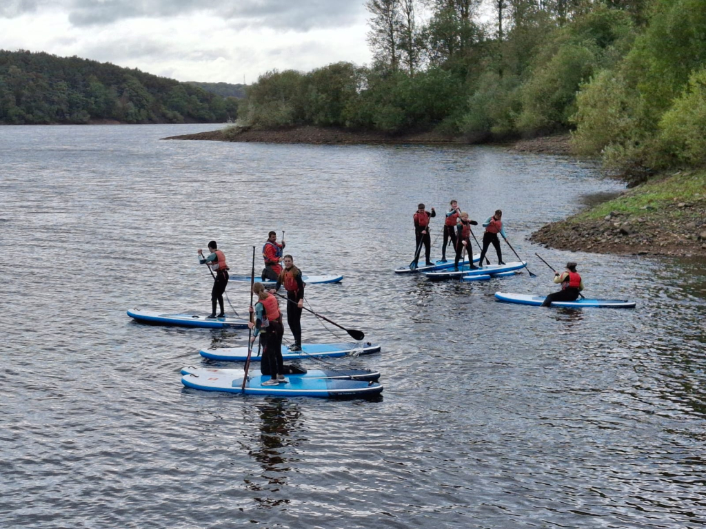 cadets paddleboarding