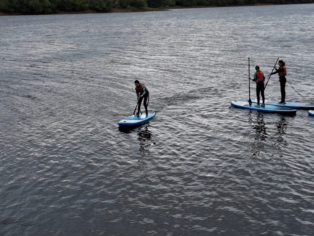 cadets paddleboarding