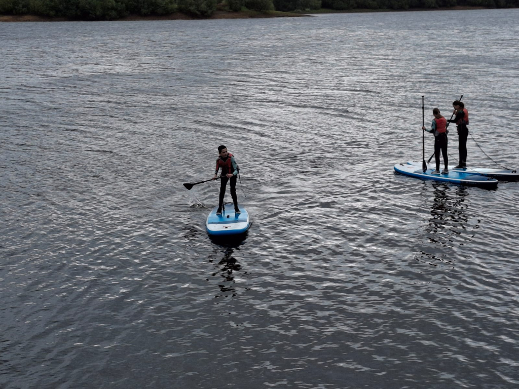 cadets paddleboarding