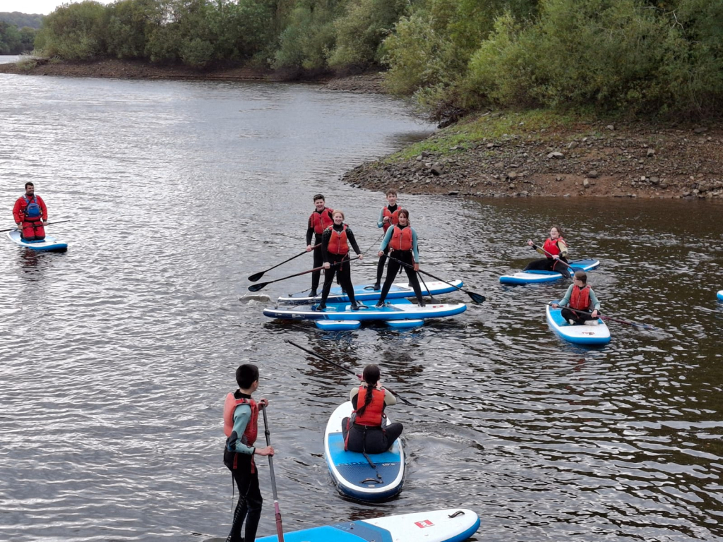 cadets paddleboarding