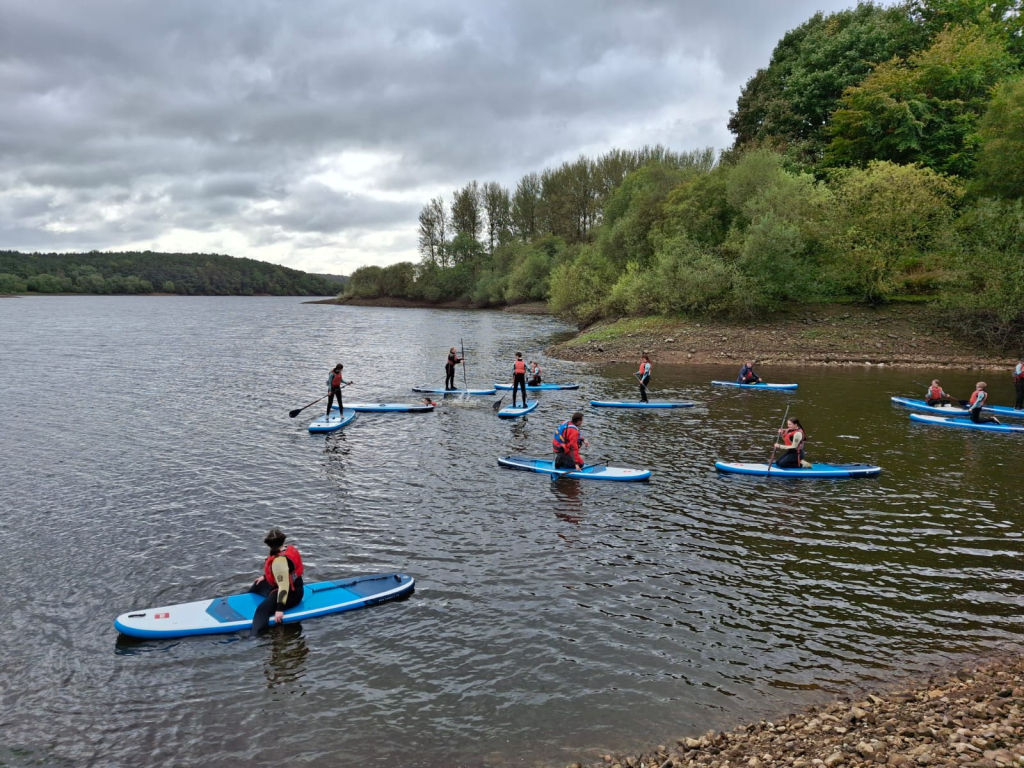 cadets paddleboarding