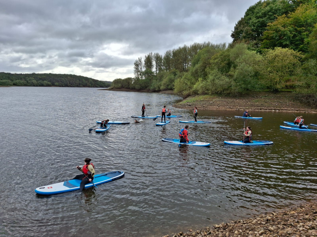 cadets paddleboarding