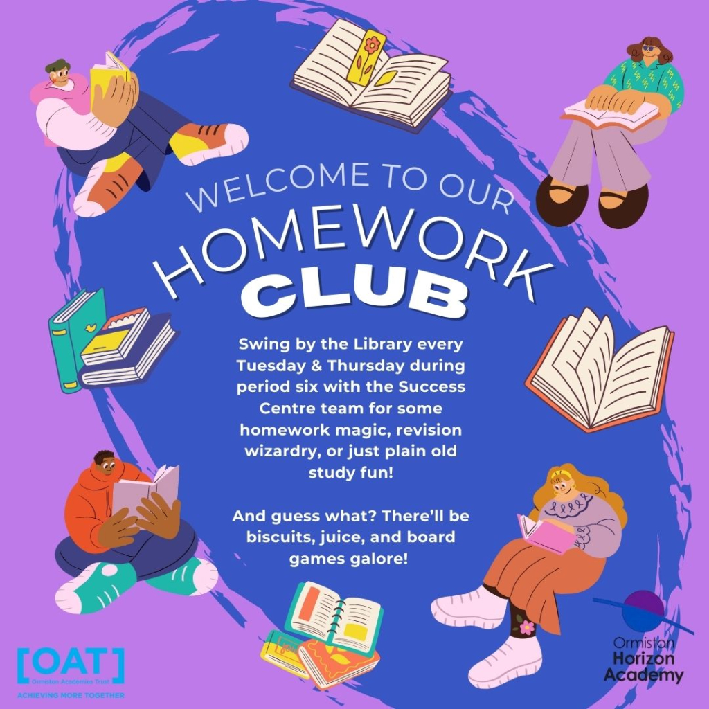 homework club poster