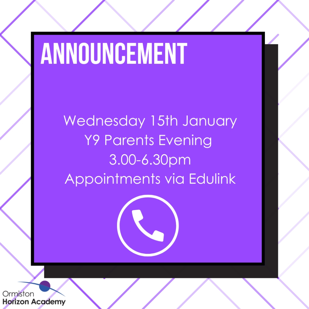 y9 parents evening