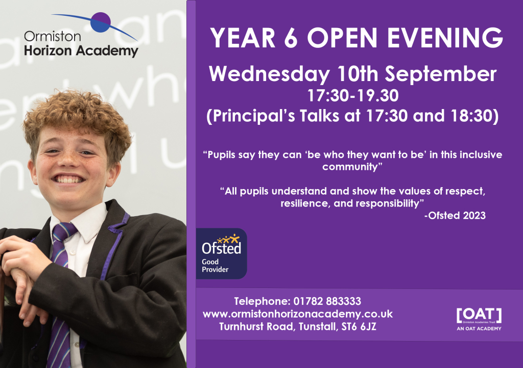 open evening poster