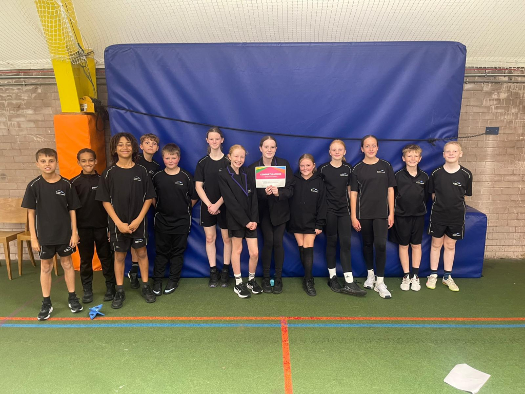 year 7 students at partnership games