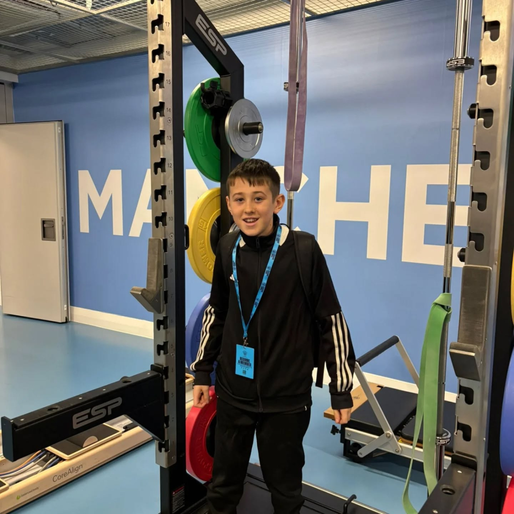 students at etihad stadium