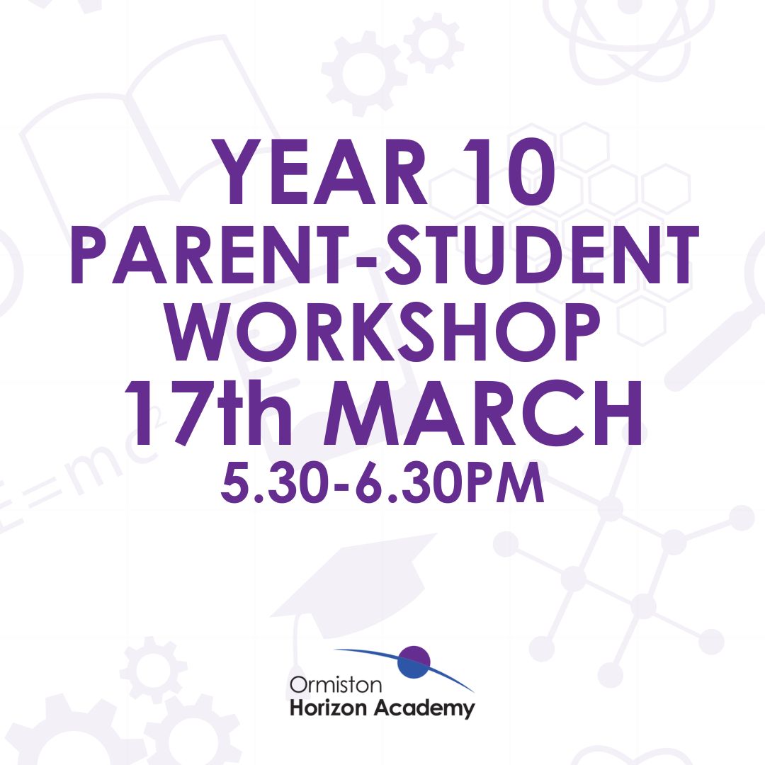 Year 10 Parent-Student Workshop