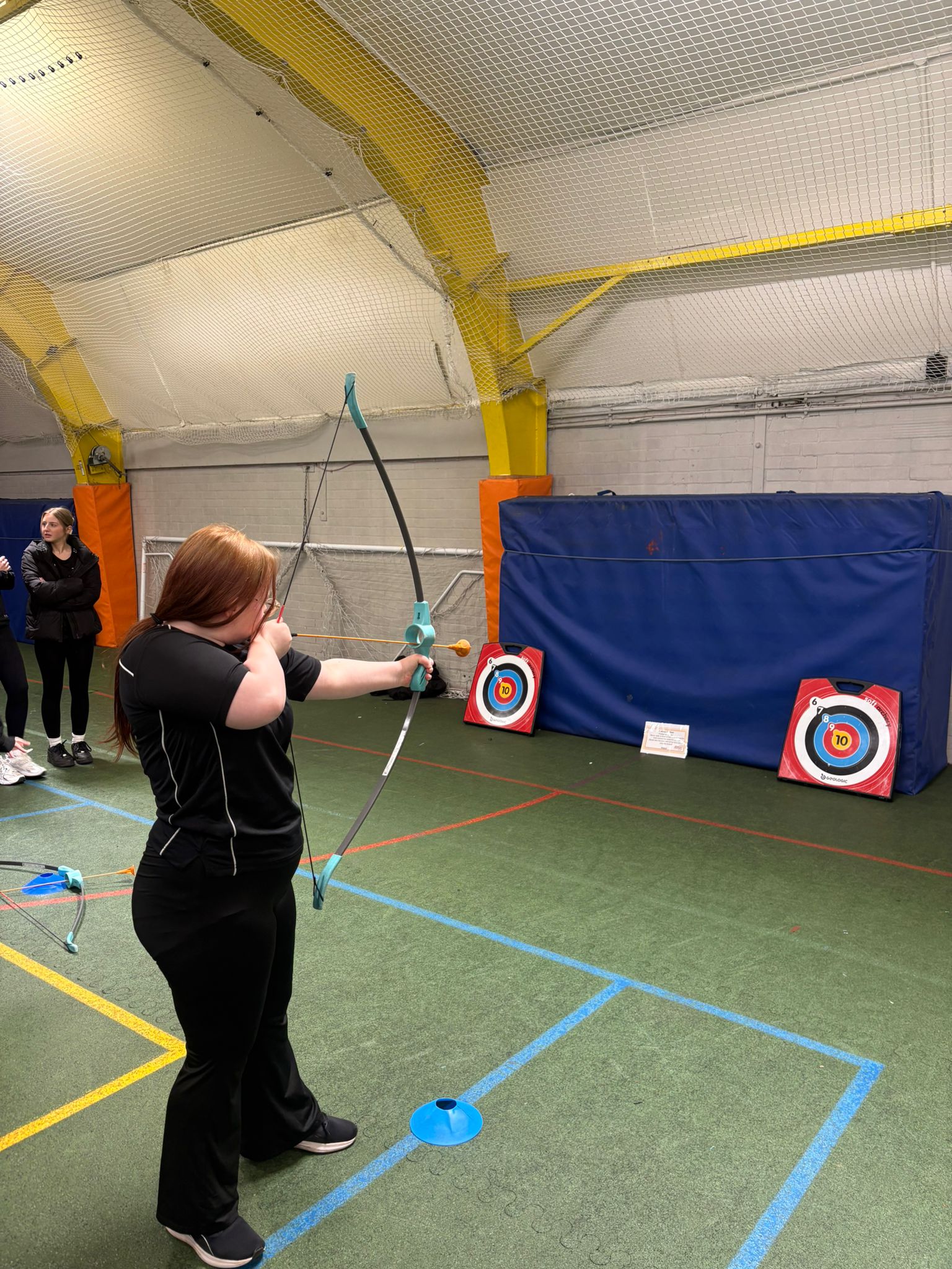 Year 8 girls partnership games