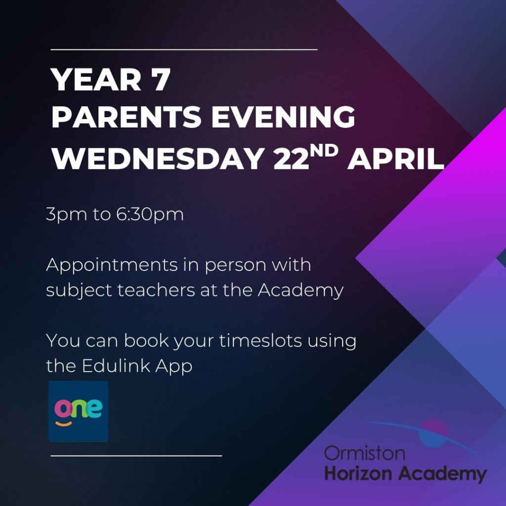 parents evening poster