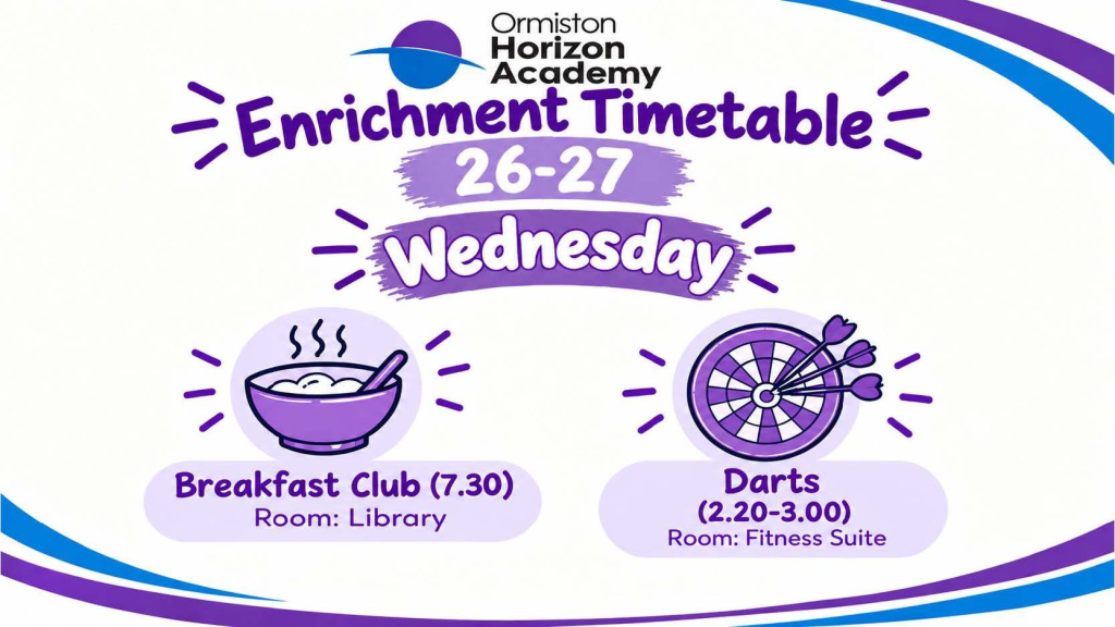 enrichment timetable